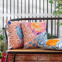 Furn Azzar Floral Water & UV Resistant Outdoor Cushion - Size: 43 cm x 43 cm - thumbnail 2