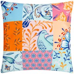 Furn Azzar Floral Water & UV Resistant Outdoor Cushion - Size: 43 cm x 43 cm - thumbnail 3