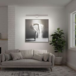 Harper Living Picture light for Wall Brushed Nickel, Magnetic Rechargeable Lamp in Gold - thumbnail 4