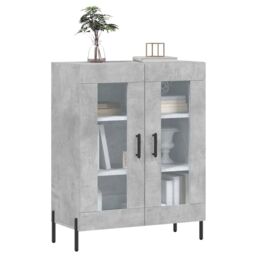 Berkfield Home Sideboard Concrete Grey 69.5x34x90 cm Engineered Wood - thumbnail 3