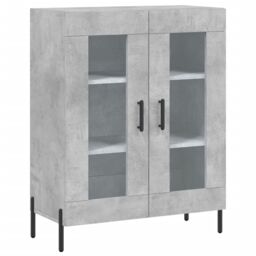 Berkfield Home Sideboard Concrete Grey 69.5x34x90 cm Engineered Wood - thumbnail 2
