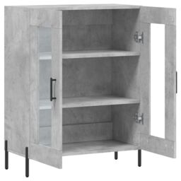 Berkfield Home Sideboard Concrete Grey 69.5x34x90 cm Engineered Wood - thumbnail 6