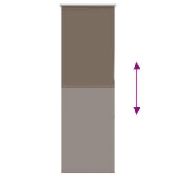 Berkfield Home Roller Blind Blackout Coffee 40x130 cm Fabric Width 35.7 cm Polyester in Brown - thumbnail 5