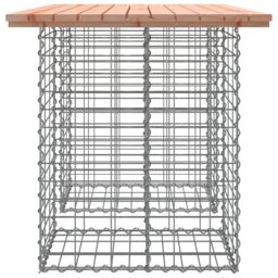 Berkfield Home Garden Bench Gabion Design 100x70x72 cm Solid Wood Douglas in Brown - Size: 100 x 70 x 72 cm - thumbnail 4