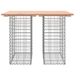 Berkfield Home Garden Bench Gabion Design 100x70x72 cm Solid Wood Douglas in Brown - Size: 100 x 70 x 72 cm - thumbnail 5