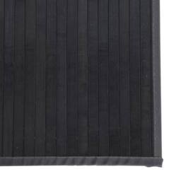 Berkfield Home Rug Square Grey100x100 cm Bamboo in Grey - Size: Medium - thumbnail 6