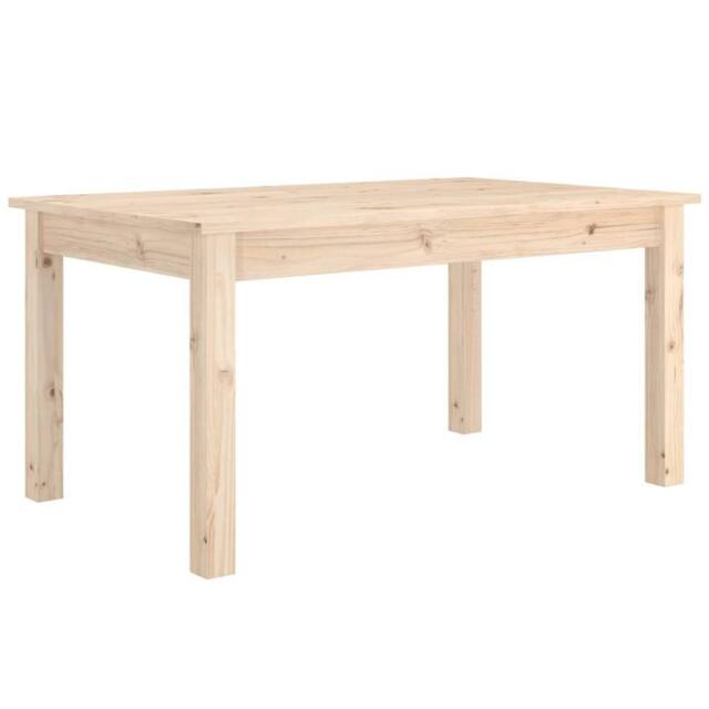 Berkfield Home Coffee Table 80x50x40 cm Solid Wood Pine in Light Tan - Size: 80 x 50 x 40 cm - image 1