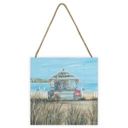 Diane Demirci Beach Ice Cream Wooden Block - thumbnail 1