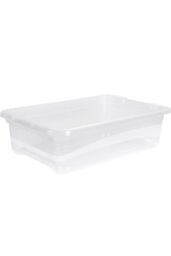 Keeeper Set of 3 Storage Crystal-Box 28 Litre with Lid - Transparent in Clear - thumbnail 3