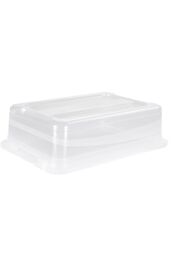 Keeeper Set of 3 Storage Crystal-Box 28 Litre with Lid - Transparent in Clear - thumbnail 4
