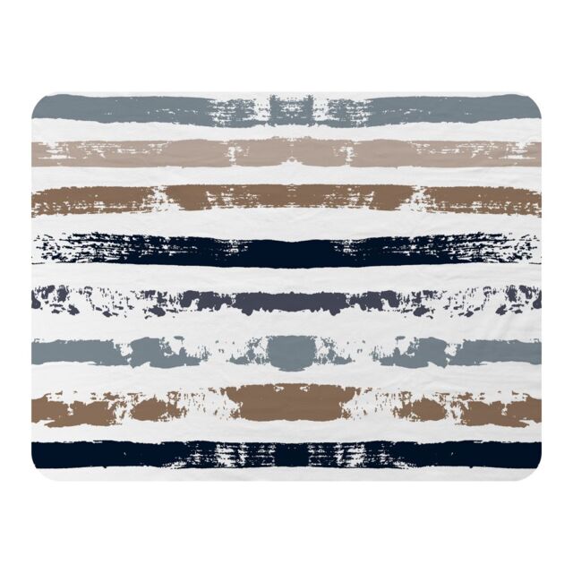Benjamin Tate Design Brush Strokes Blanket in Natural - Size: 120 cm x 150 cm - image 1