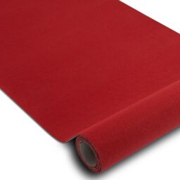 RugsX Anti-Slip Rumba Runner in Red - Size: 140 cm x 480 cm - thumbnail 3