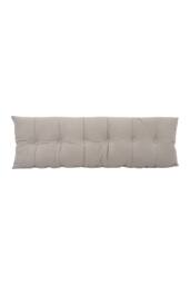 Living and Home Cozy Upholstered Headboard Pillow in Light Grey - Size: Large - thumbnail 4