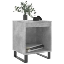 Berkfield Home Bedside Cabinets 2 pcs Concrete Grey 40x35x50 cm Engineered Wood - Size: 40 x 35 x 50 cm - thumbnail 3