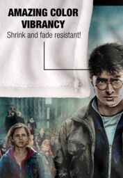 Warner Brothers Harry Potter Deathly Hallows Part 2 Poster Blanket 152 x 127 cm in White - thumbnail 4
