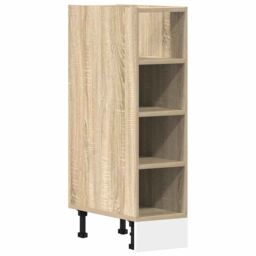 Berkfield Home Bottom Cabinet Sonoma Oak 20x44, 5x81, 5 cm Engineered Wood in Brown - thumbnail 2
