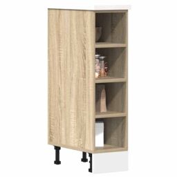 Berkfield Home Bottom Cabinet Sonoma Oak 20x44, 5x81, 5 cm Engineered Wood in Brown - thumbnail 1