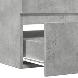 Berkfield Home Bathroom Hanging Cabinet Concrete Grey 80x38.5x45 cm Engineered Wood - thumbnail 8