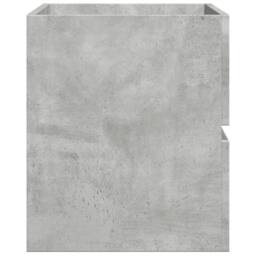 Berkfield Home Bathroom Hanging Cabinet Concrete Grey 80x38.5x45 cm Engineered Wood - thumbnail 5