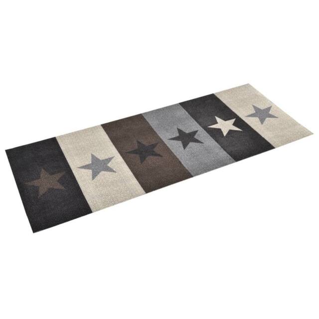 Berkfield Home Kitchen Carpet Washable Stars 60x180 cm - image 1
