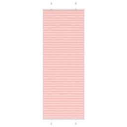 Berkfield Home Pleated Blind Pink 80x200 cm Fabric Width 79.4 cm Polyester - thumbnail 1