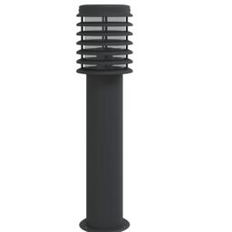 Berkfield Home Outdoor Floor Lamp with Outlet Black 60 cm Stainless Steel - thumbnail 4