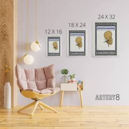 "Artery8 Zoltan Toeroek Violin Child Prodigy Jung Canvas Wall Art Print in White - Size: W12"" x H16""" - thumbnail 4