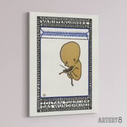 "Artery8 Zoltan Toeroek Violin Child Prodigy Jung Canvas Wall Art Print in White - Size: W12"" x H16""" - thumbnail 2