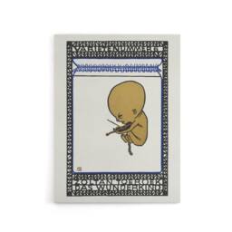 "Artery8 Zoltan Toeroek Violin Child Prodigy Jung Canvas Wall Art Print in White - Size: W12"" x H16""" - thumbnail 1