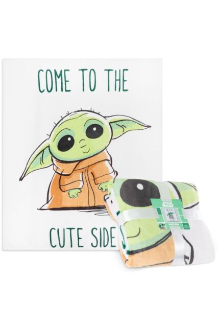 Disney The Mandalorian Baby Yoda Polar Fleece Blanket - image 1