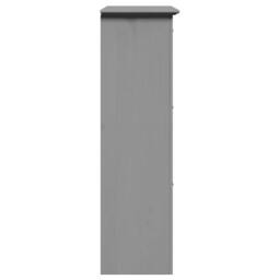 Berkfield Home Shoe Rack BODO Grey 80x35x118 cm - Size: 80 x 35 x 118 cm - thumbnail 6