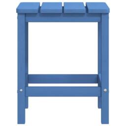 Berkfield Home Garden Adirondack Chairs with Table HDPE Aqua Blue - thumbnail 6