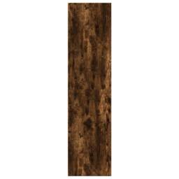 Berkfield Home Wardrobe Smoked Oak 80x50x200 cm Engineered Wood in Brown - Size: 80 x 50 x 200 cm - thumbnail 5