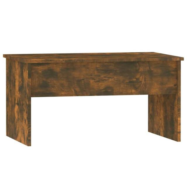 Berkfield Home Modern Coffee Table Smoked Oak 80x50.5x41.5 cm Engineered Wood in Brown - image 1