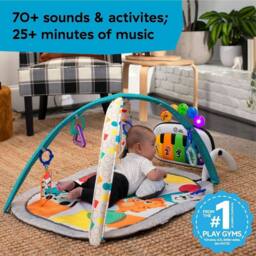 Baby Einstein Kickin' Tunes 4-in-1 Activity Gym & Tummy Time Play Mat, 0-36M - thumbnail 6