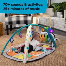 Baby Einstein Kickin' Tunes 4-in-1 Activity Gym & Tummy Time Play Mat, 0-36M - thumbnail 7