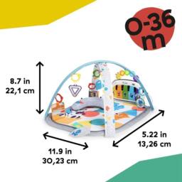 Baby Einstein Kickin' Tunes 4-in-1 Activity Gym & Tummy Time Play Mat, 0-36M - thumbnail 9