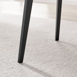FurnitureboxUK Koko 4-Seater Round Melamine Scratch Resistant Dining Table With Black Legs in Light Oak - thumbnail 5