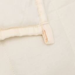 Berkfield Home Weighted Blanket Light Cream 152x203 cm 11 kg Fabric - thumbnail 5