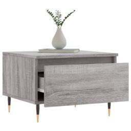 Berkfield Home Coffee Tables 2 pcs Grey Sonoma 50x46x35 cm Engineered Wood - Size: 50 x 46 x 35 cm - thumbnail 4