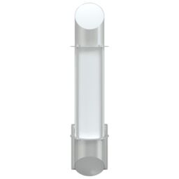 Berkfield Home Outdoor Wall Light Silver Stainless Steel - thumbnail 4