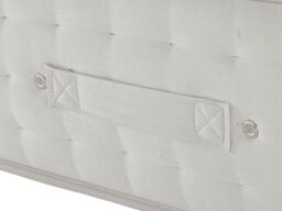 British Bed Company Grand Duke 2000 Natural Firm Orthopaedic Mattress in White - Size: King - thumbnail 5