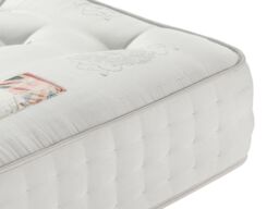 British Bed Company Grand Duke 2000 Natural Firm Orthopaedic Mattress in White - Size: King - thumbnail 6