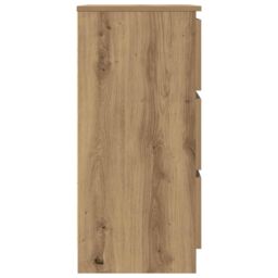 Berkfield Home Sideboard Artisan Oak 60x35x76 cm Engineered Wood in Brown - Size: 60 x 35 x 76 cm - thumbnail 7