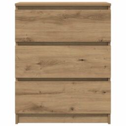Berkfield Home Sideboard Artisan Oak 60x35x76 cm Engineered Wood in Brown - Size: 60 x 35 x 76 cm - thumbnail 6