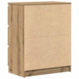 Berkfield Home Sideboard Artisan Oak 60x35x76 cm Engineered Wood in Brown - Size: 60 x 35 x 76 cm - thumbnail 8