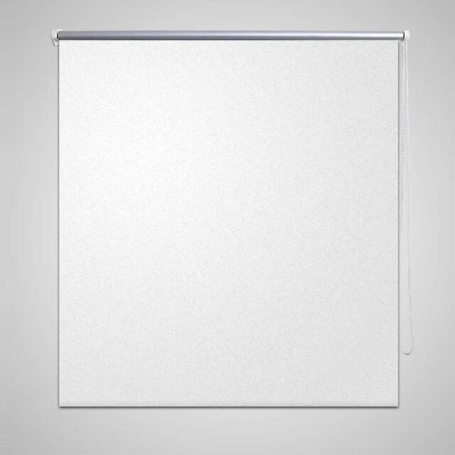 Berkfield Home Roller Blind Blackout 160 x 230 cm White - image 1