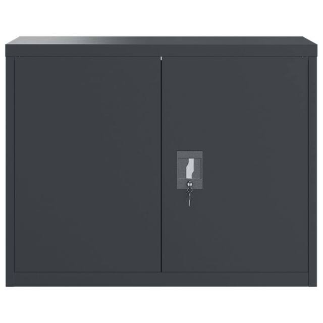 Berkfield Home Durable File Cabinet Anthracite 90x40x70 cm Steel in Dark Grey - Size: 90 x 40 x 70 cm - image 1