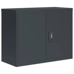 Berkfield Home Durable File Cabinet Anthracite 90x40x70 cm Steel in Dark Grey - Size: 90 x 40 x 70 cm - thumbnail 3