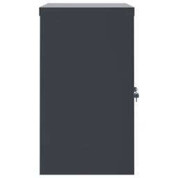 Berkfield Home Durable File Cabinet Anthracite 90x40x70 cm Steel in Dark Grey - Size: 90 x 40 x 70 cm - thumbnail 5